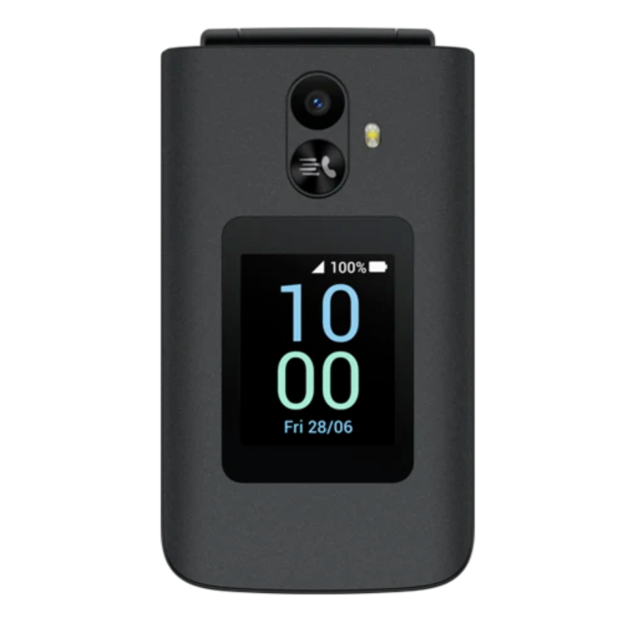 TCL T435v Flip Phone -16GB-Black