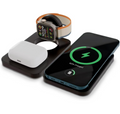 CW - Mini Foldable Wireless-Charging Pad (3 in 1) - Black