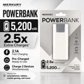 MK - 5200 MAH POWERBANK - WHITE