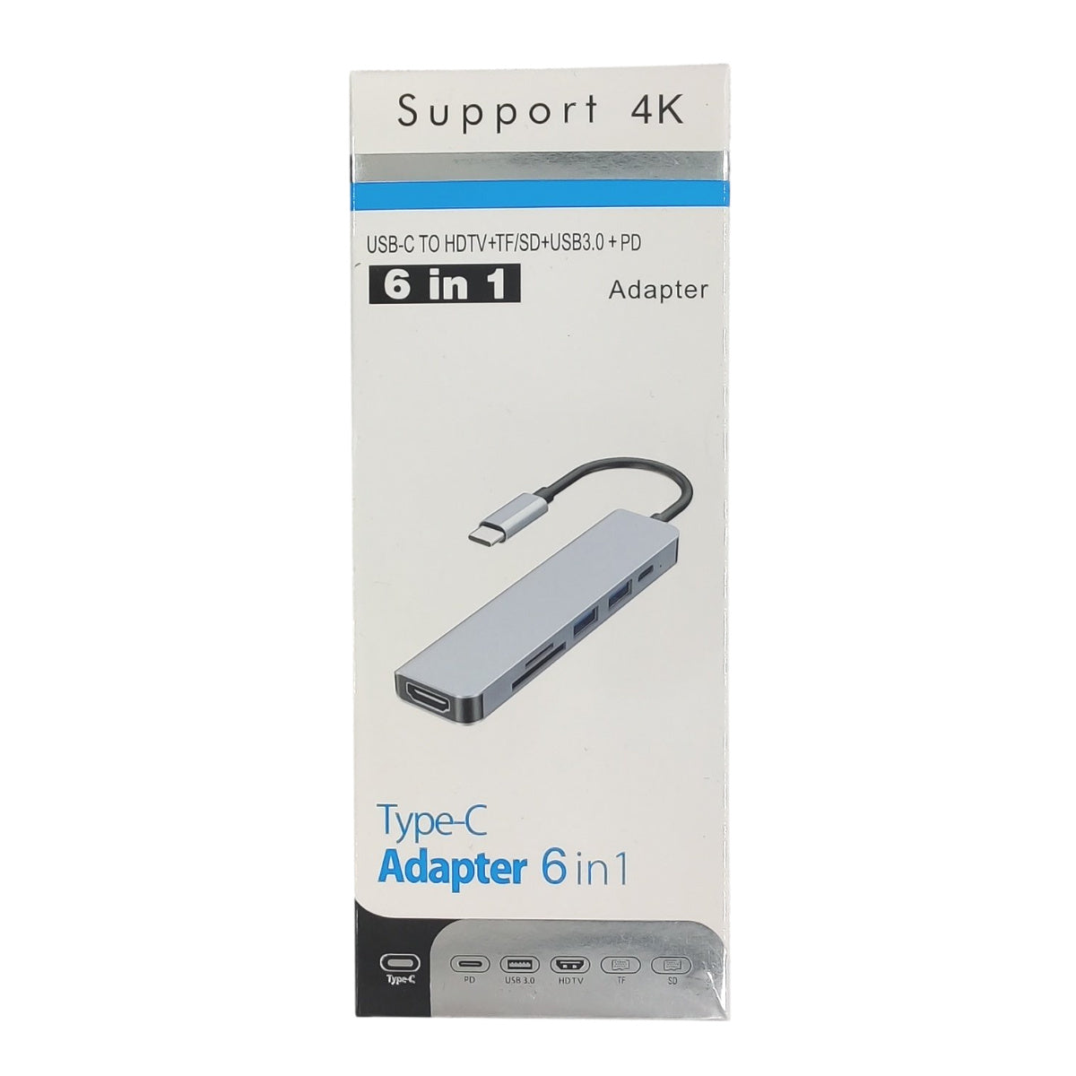 Type-C 6 in 1 Adapter (BYL-2010)
