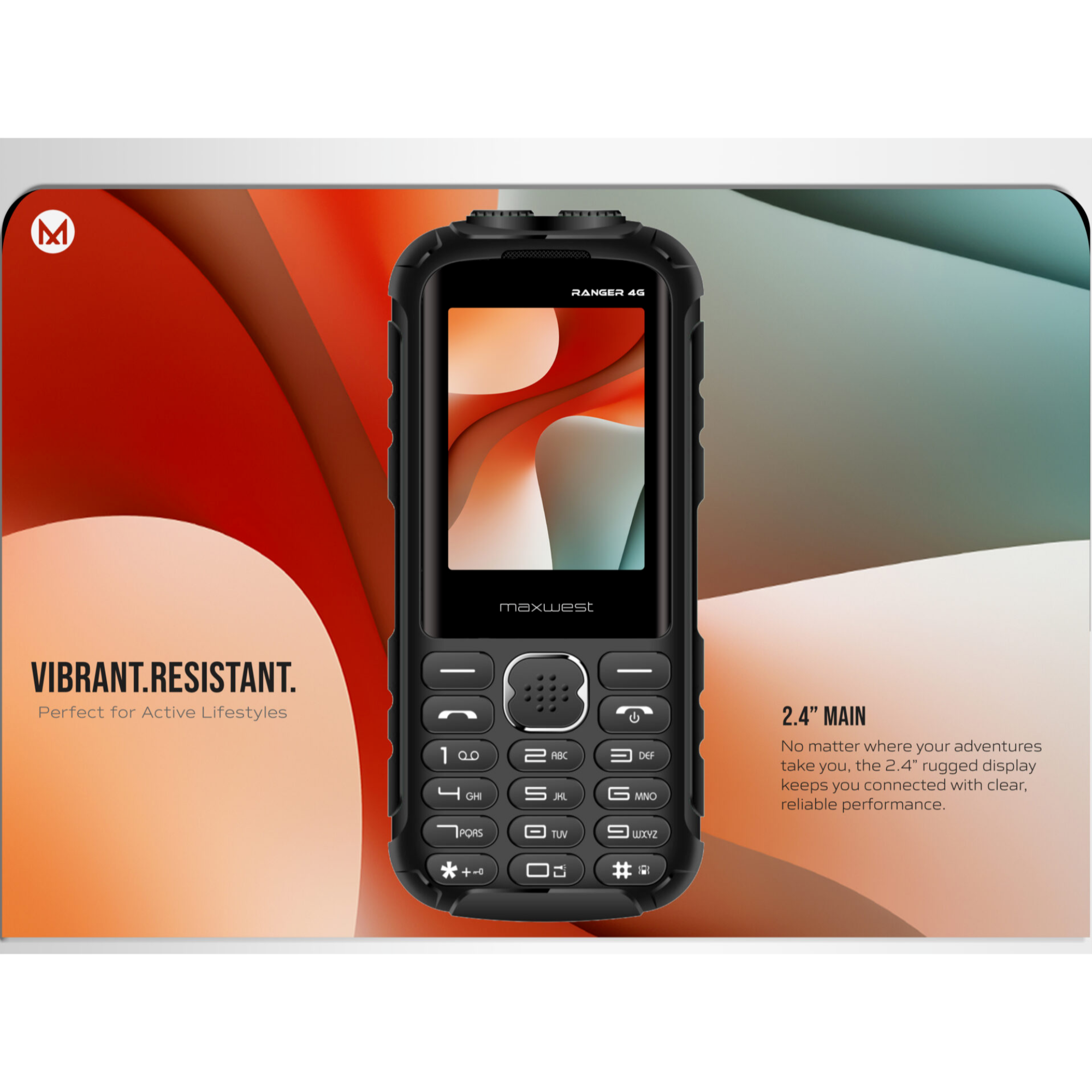 MaxWest Ranger 4G-128MB-Black-DUOS