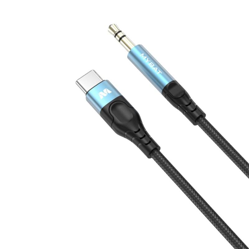 MB - USB-C to 3.5mm Male Audio Cable - 4FT - Black