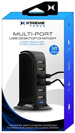XT - 6Amp 6 Port USB Charger