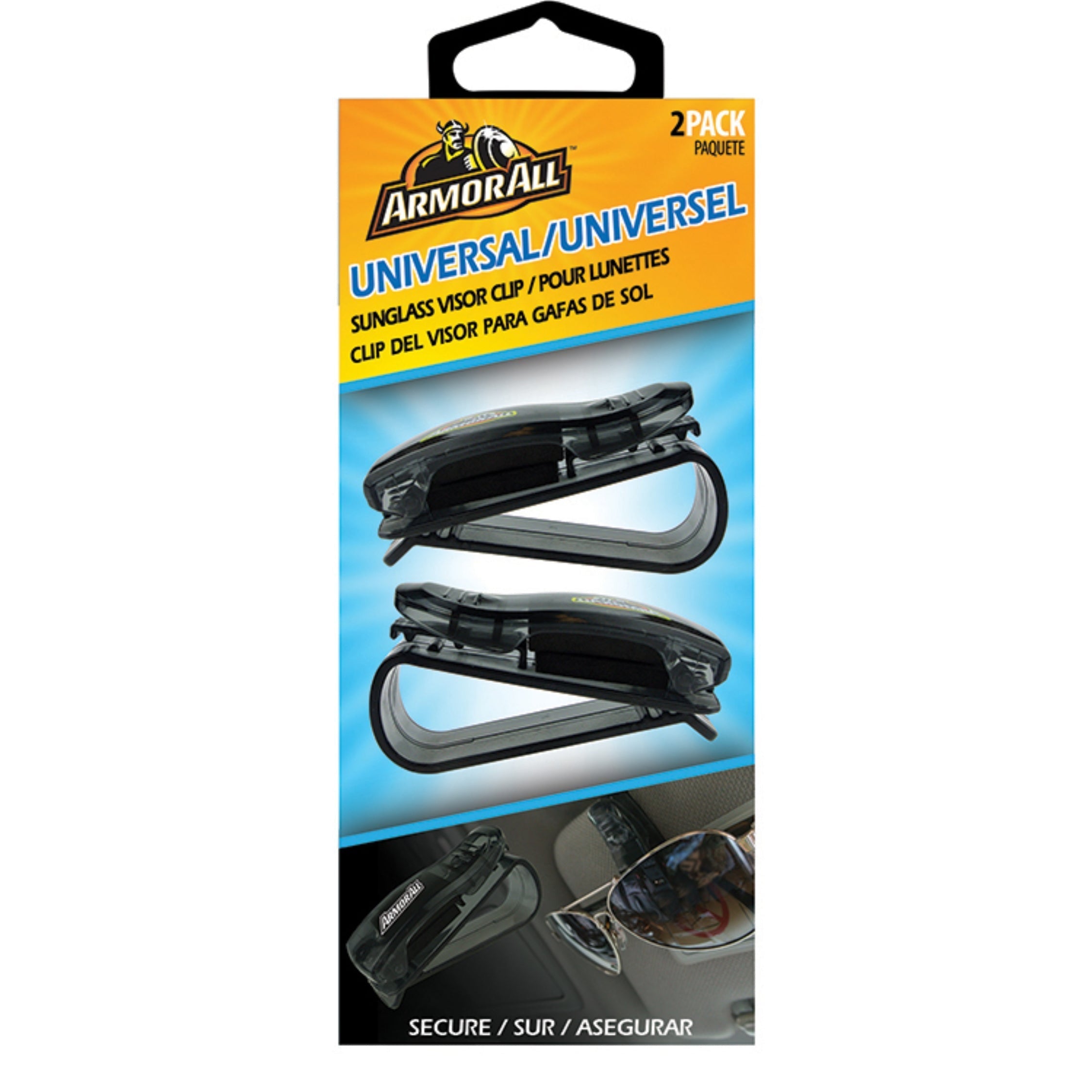 AA - Universal Sunglass Visor Clip (Pack of 2)