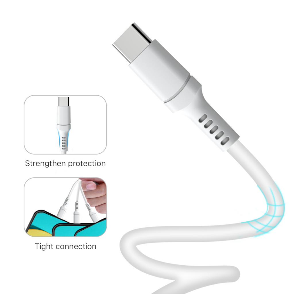 MB-Wall Charger w/ USB-C to USB-C Cable (22W,4ft)