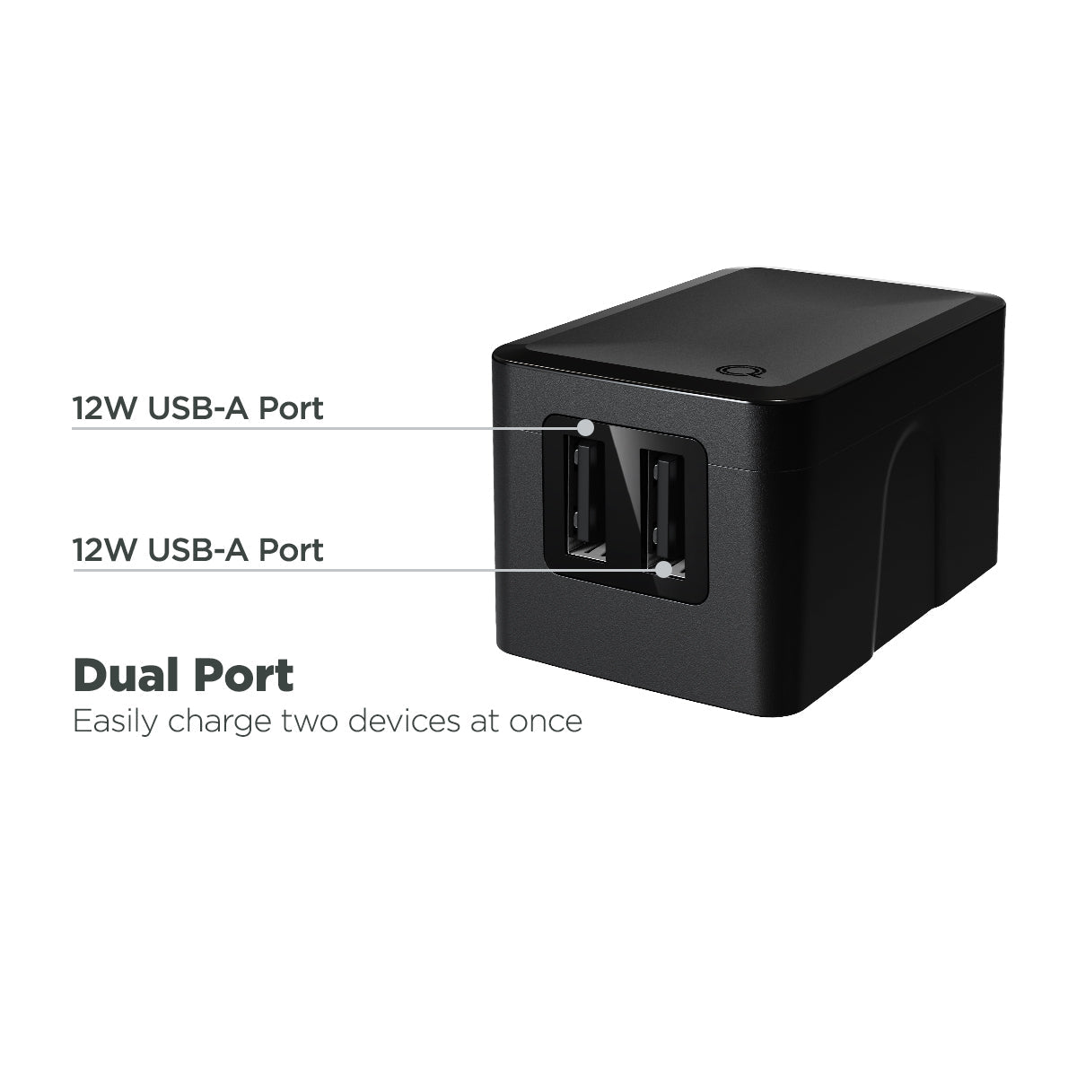 QC-Dual Port Wall Charger(24W)