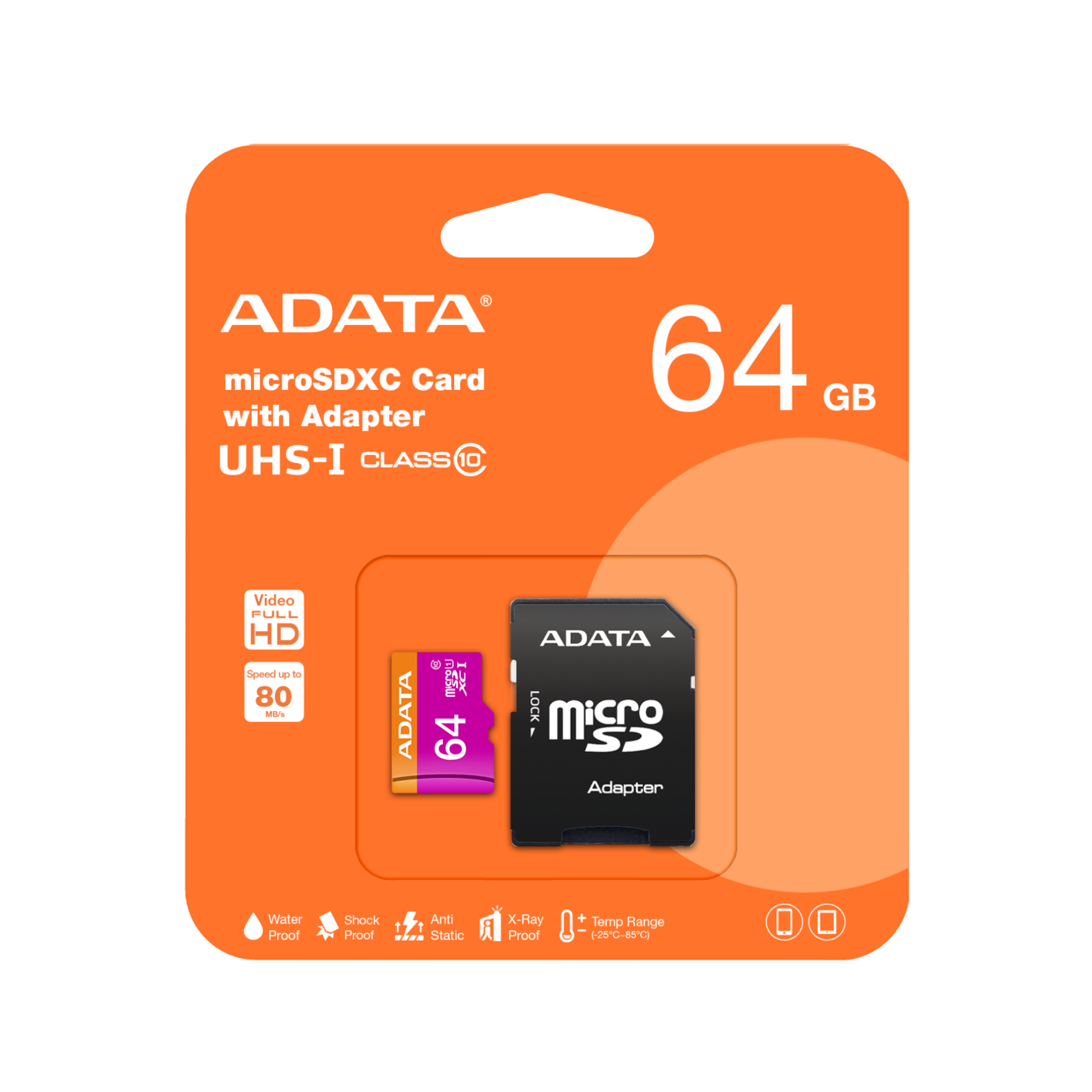 AD - Premier Class 10 MicroSD Memory Card - 64GB