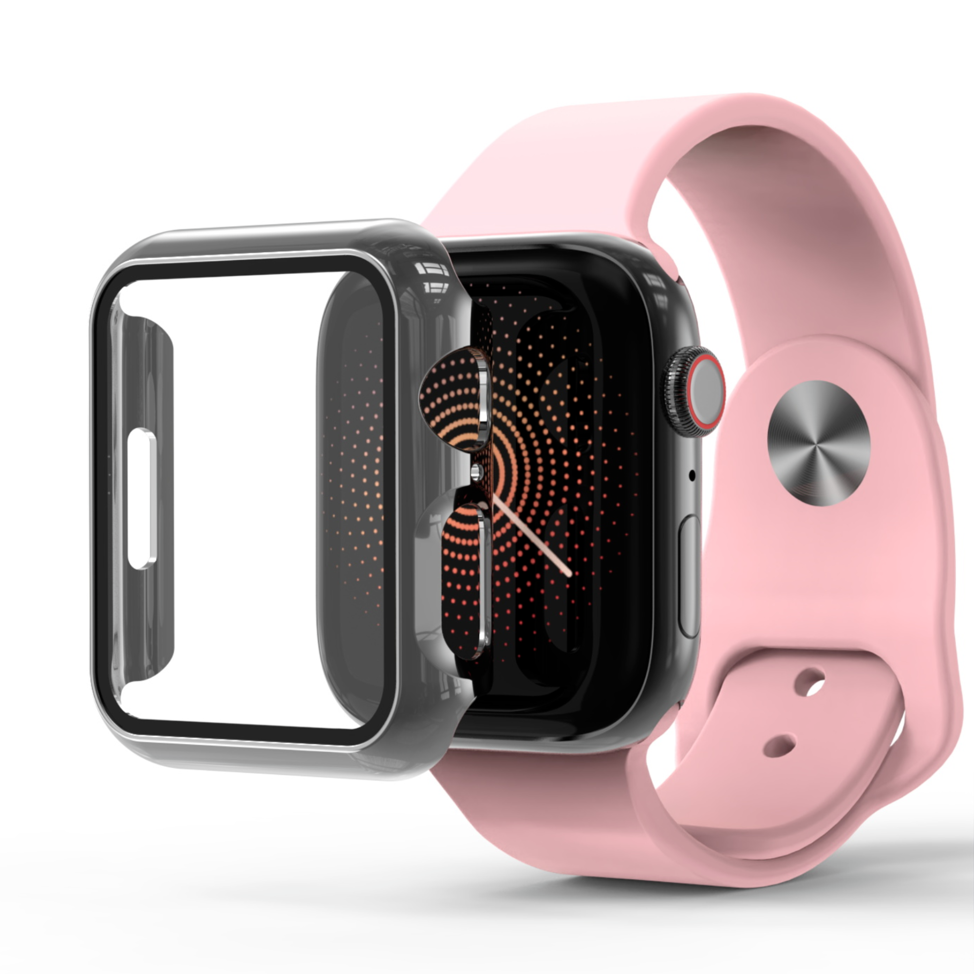 MB - Fusion Protector Case Apple Watch 41MM - Electroplated Silver