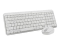 LT - MK250 Compact Wireless Keyboard & Mouse Combo White