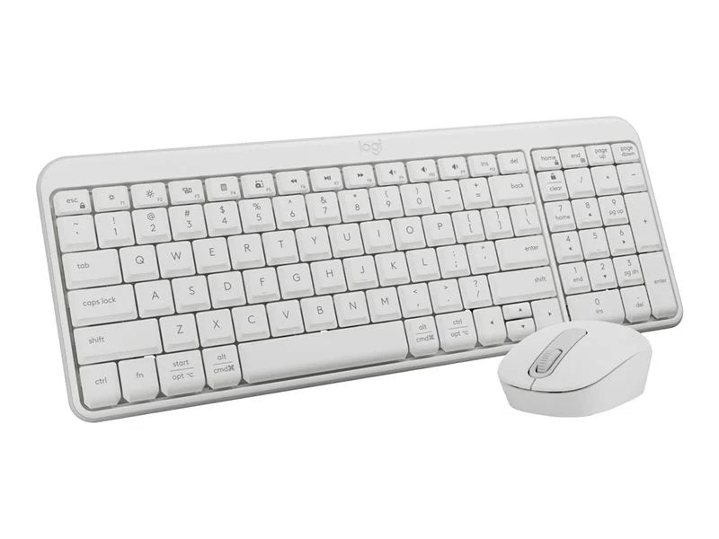 LT - MK250 Compact Wireless Keyboard & Mouse Combo White