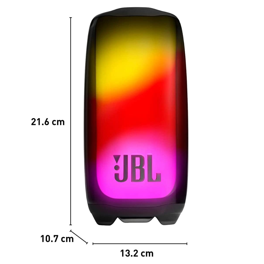 JL - Pulse 5 Portable Bluetooth Speaker w/ Light Show - Black