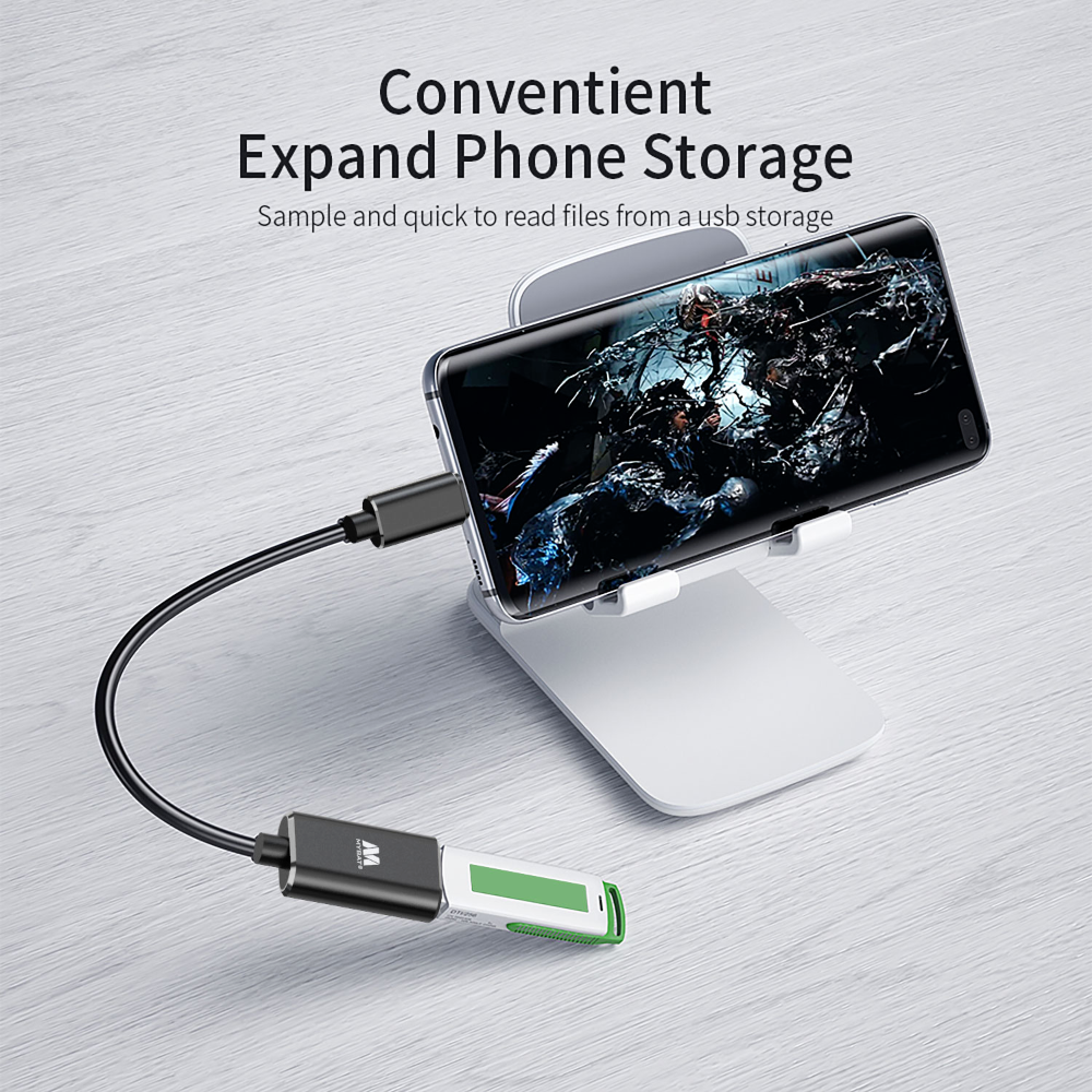 MB - USB-C OTG Adapter (USB-C to USB Female) - Black