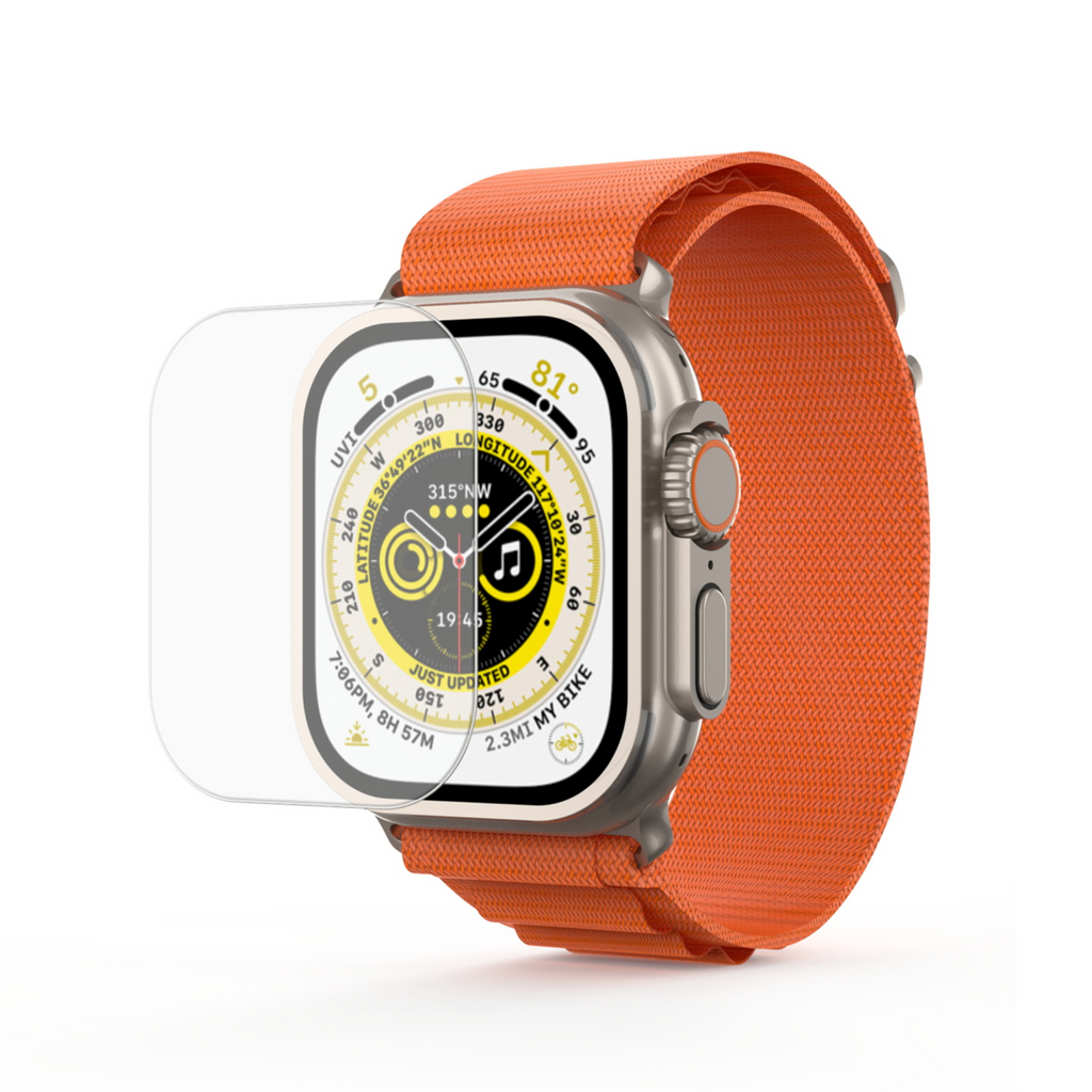 MB - Tempered Glass For Apple Watch Ultra 49MM - Clear