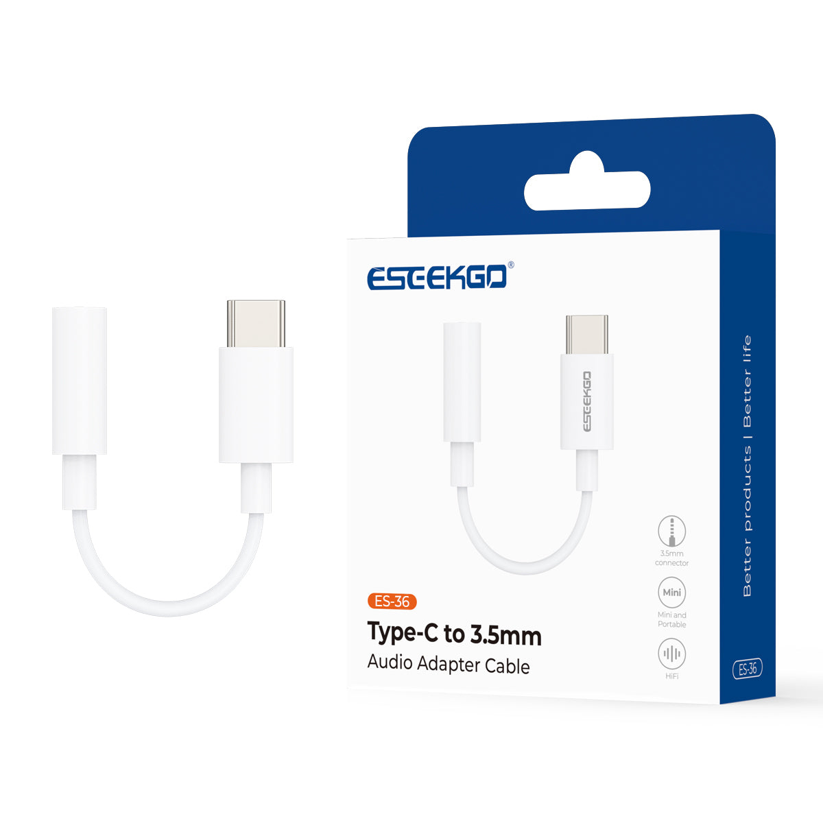 ES - AUDIO ADAPTER (Type-C to 3.5mm)