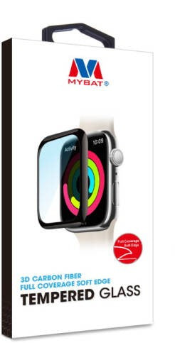 MB - Carbon Fiber Full Coverage Tempered Glass 41MM Apple Watch