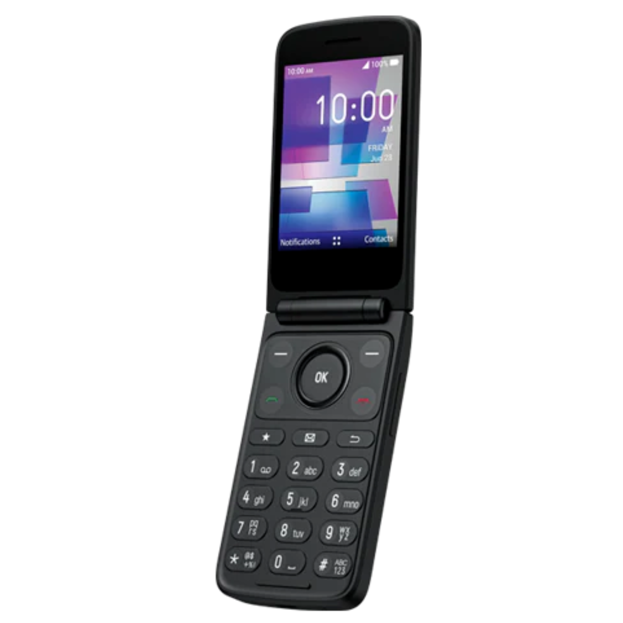 TCL T435v Flip Phone -16GB-Black