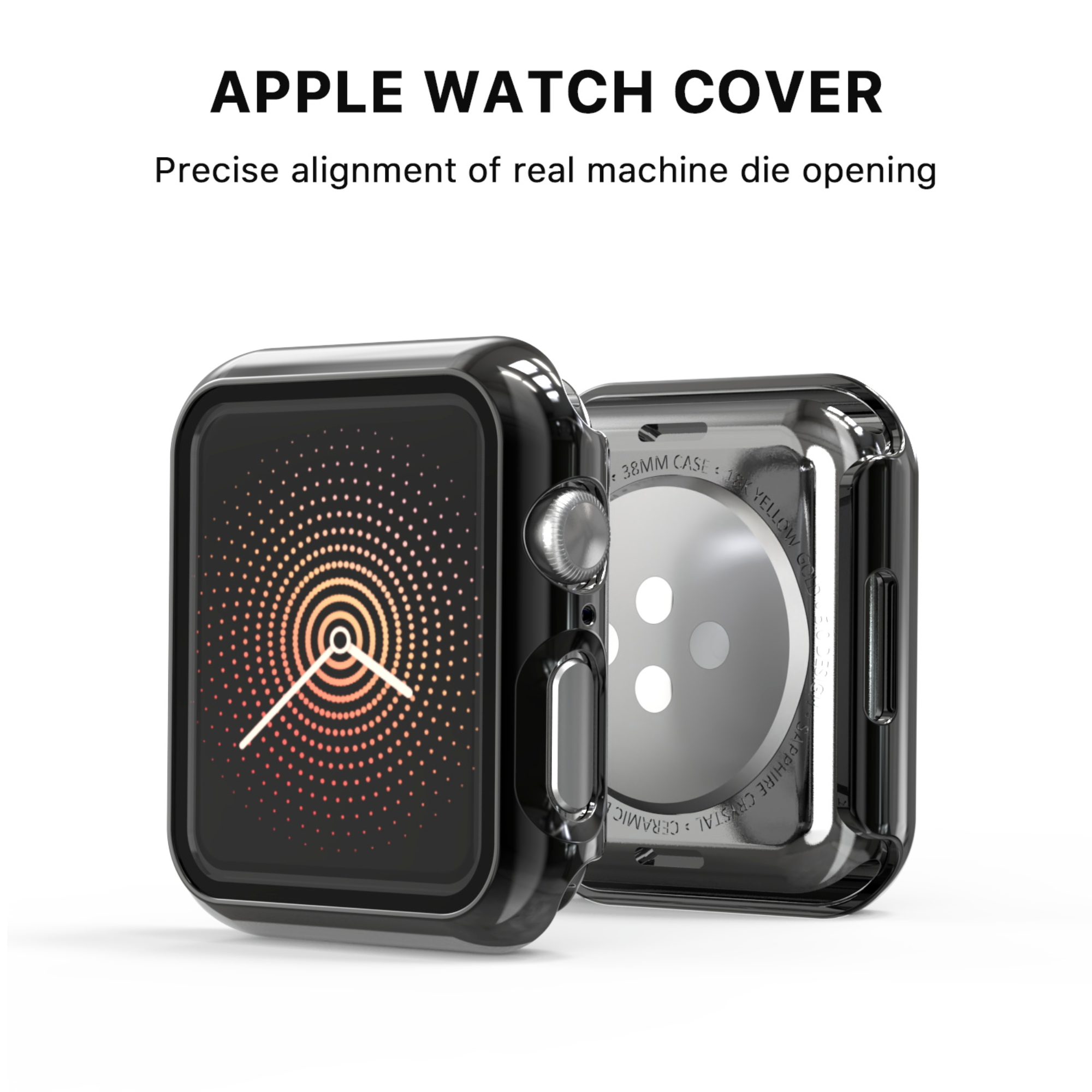 MB - Fusion Protector Case Apple Watch 45MM - Electroplated Black
