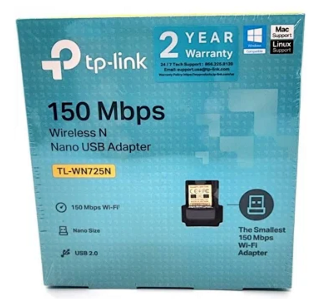TP-Link Tl-Wn725N 150Mbps Wireless Nano Wi-Fi Adapter