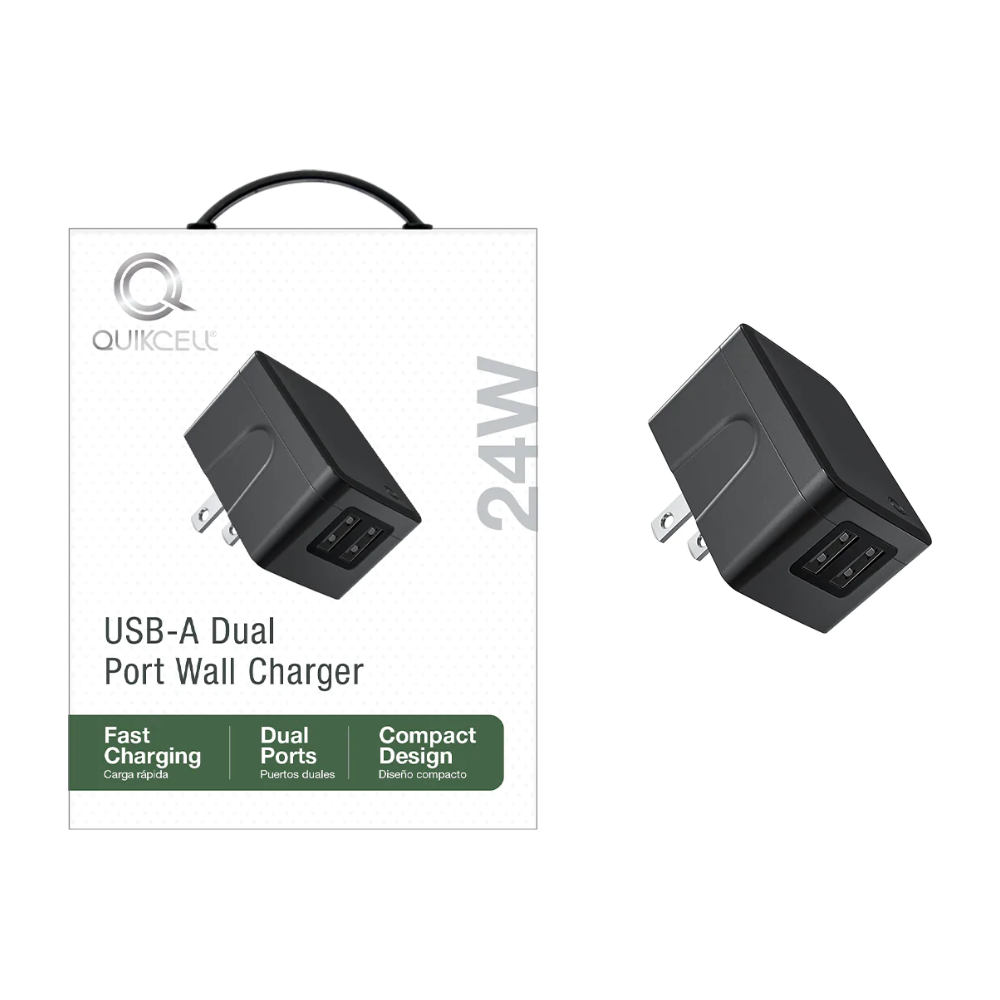 QC-Dual Port Wall Charger(24W)