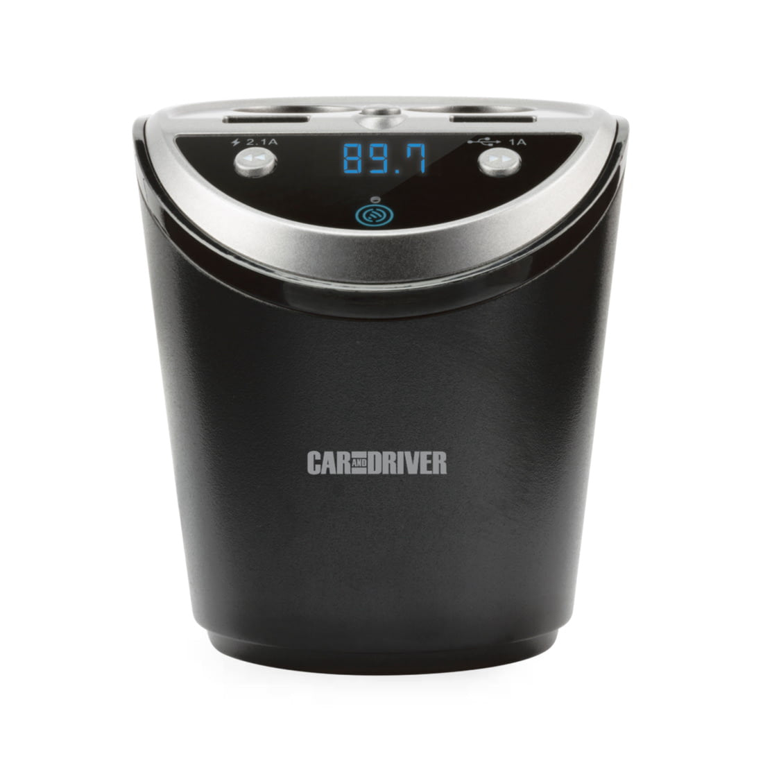 Car&Driver Car Power Station w/ 4 Charging Ports & FM Transmitter