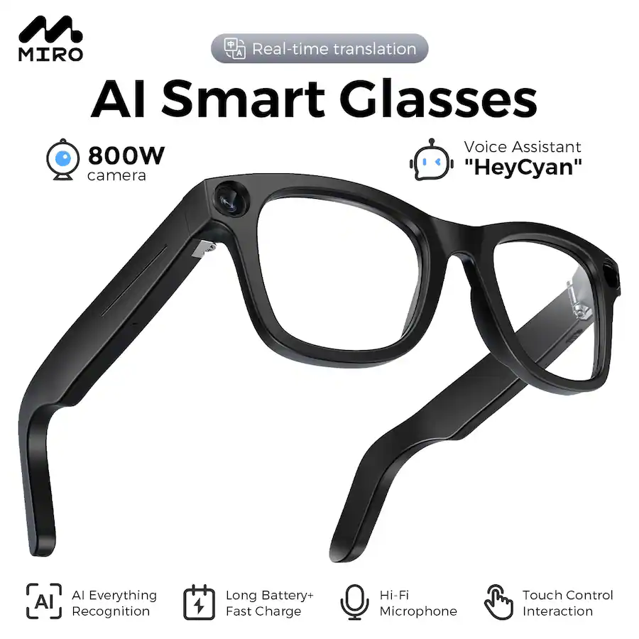 Miro iVision 6 Smart Glasses - Black