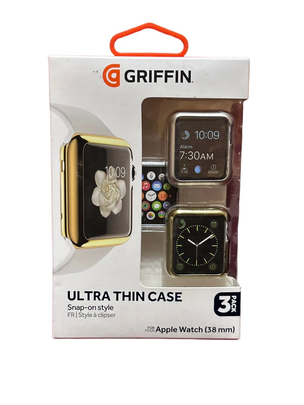 Griffin iWatch 38MM Ultra Thin Case 3 Pack