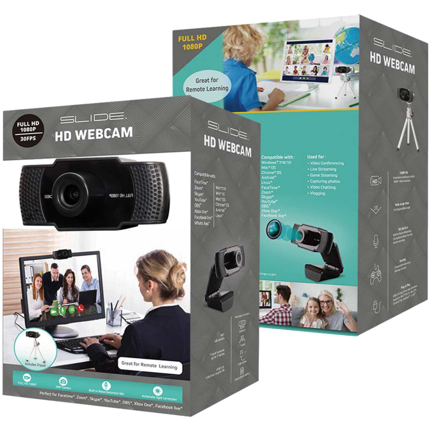 SL - Webcam Full HD 1080p