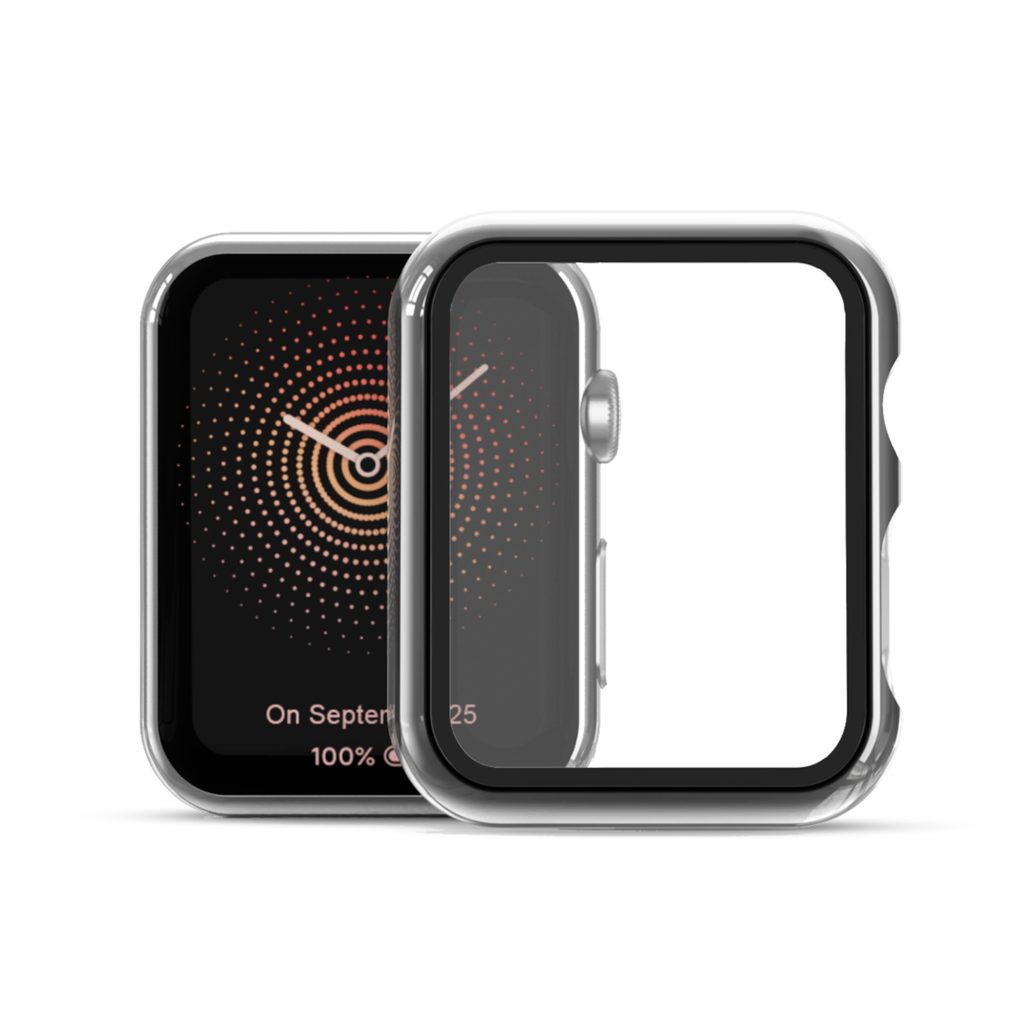MB - Fusion Protector Case Apple Watch 41MM - Electroplated Silver